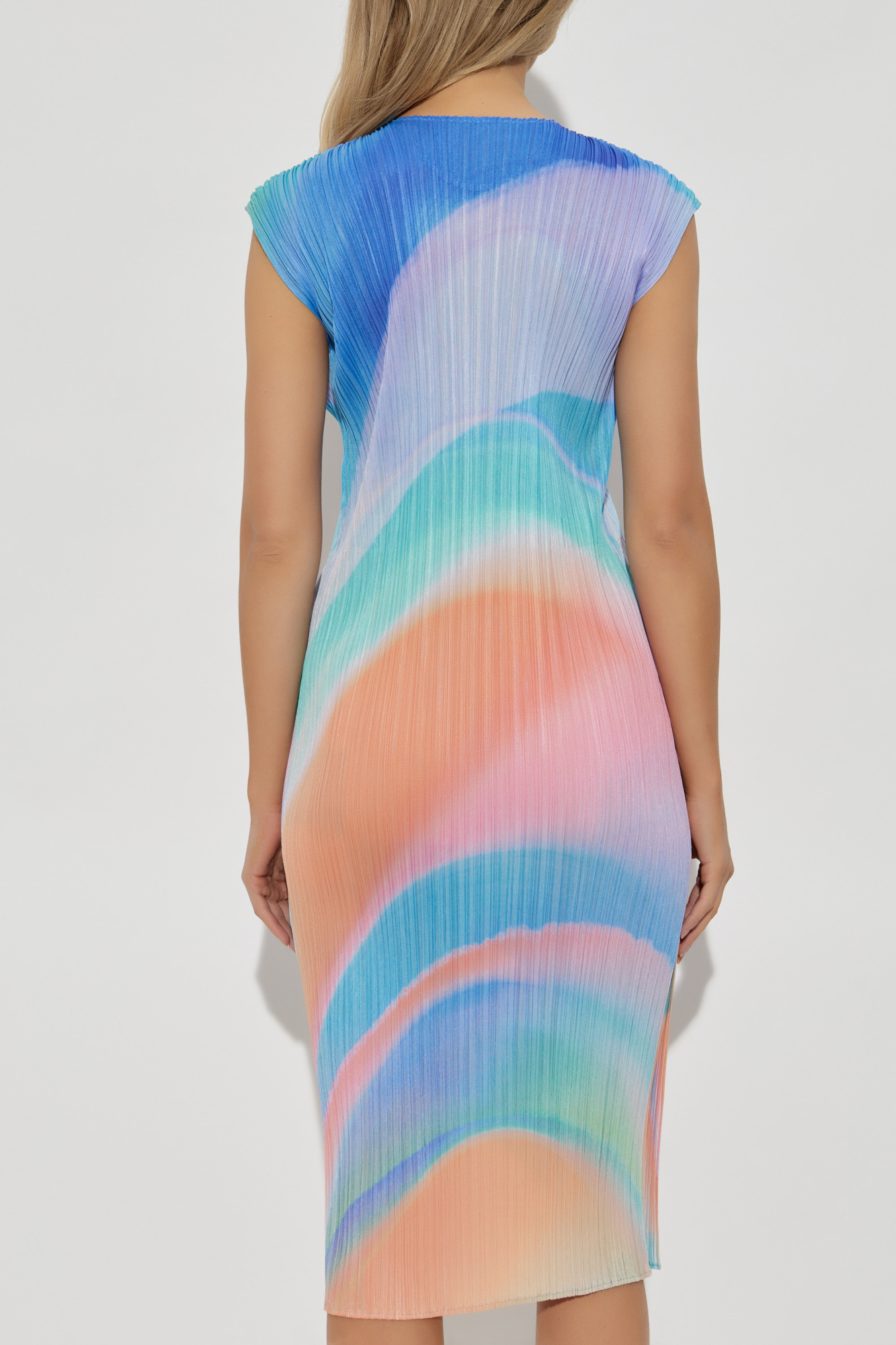 【新品タグ付き✨️】ella MIZUGIWA pleats dress Multicolour Pleated dress Pleats Please Issey Miyake - Vitkac GB